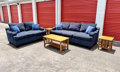 2”pc Fabric Sofa Set w/ Tables
