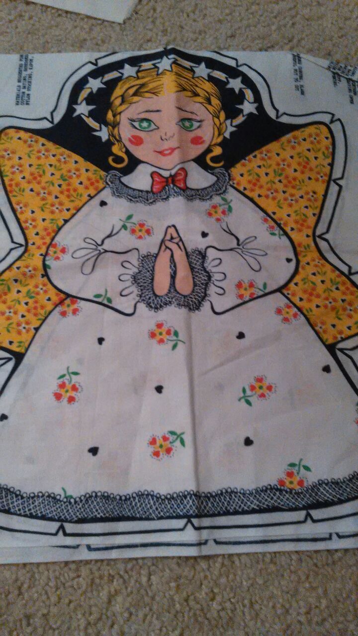 Pillow pattern applique fabric