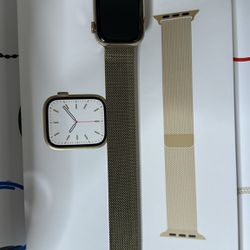 Apple 41mm Series 7 Gold Stainless Steel Case