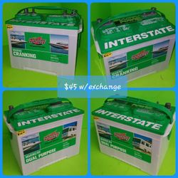 ■Marine & RV Batteries Starting @ $45 w/exchange■6 Month Warranty■OPEN 7 DAYS A WEEK!■
