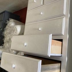 Duplex 6 Drawer White Pine 
