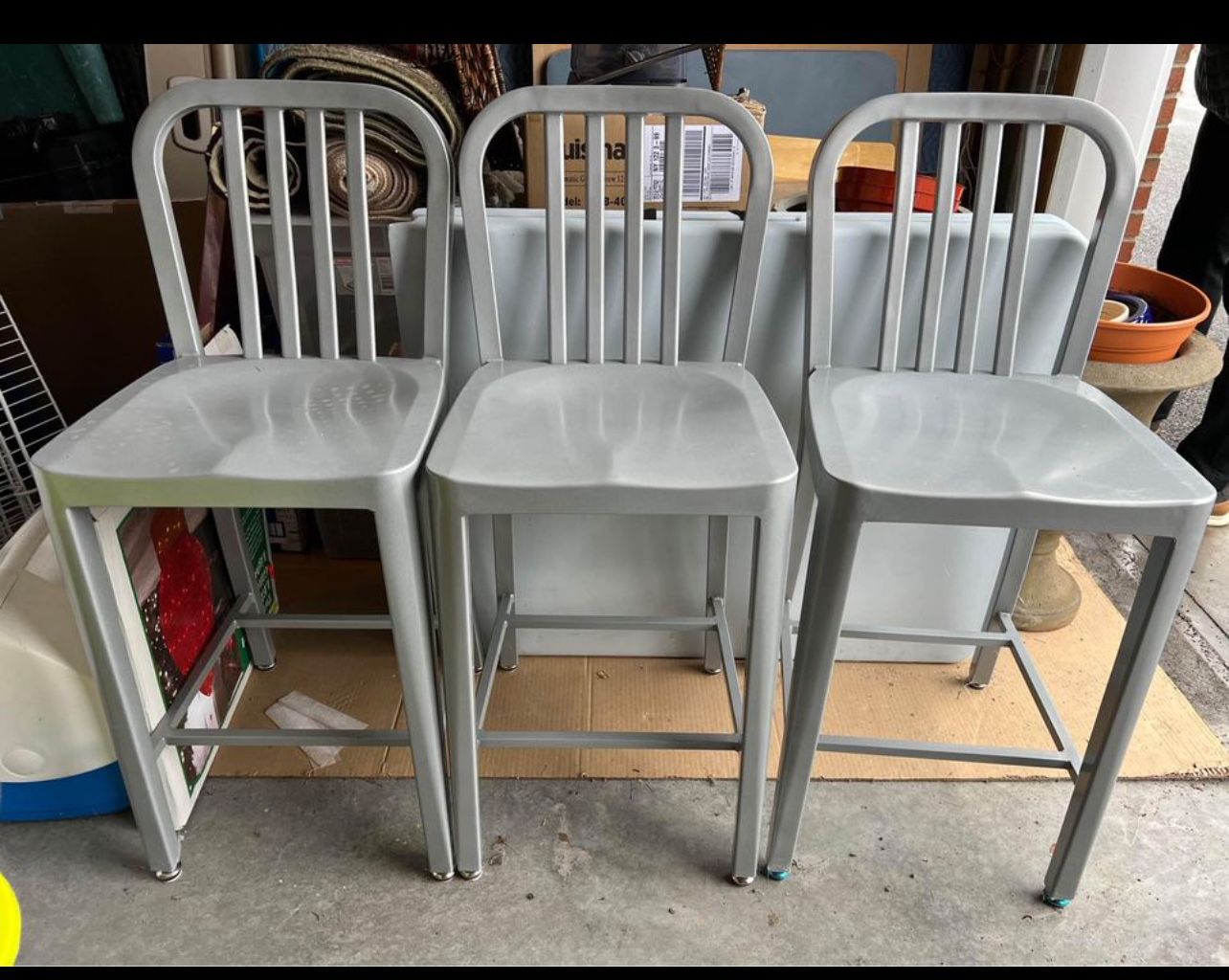 3 Counter Height Chairs