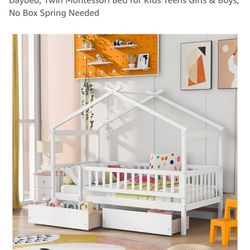 Twin House Bed