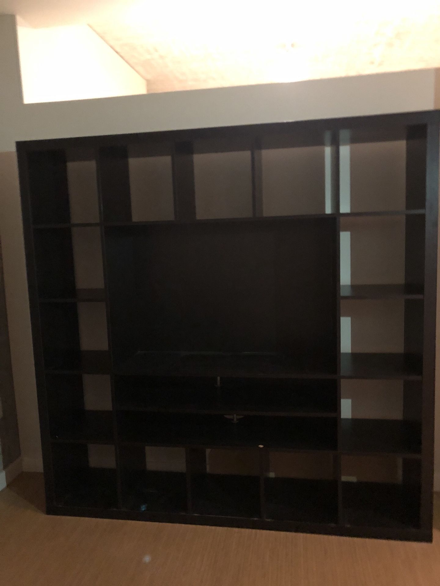 Ikea TV and bookshelf