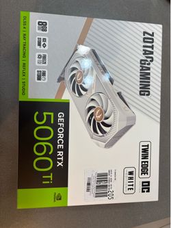 ZOTAC GAMING RTX 5060 Ti 8GB Twin Edge OC WHITE Edition