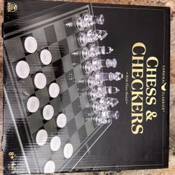 Glass Chess & Checkers