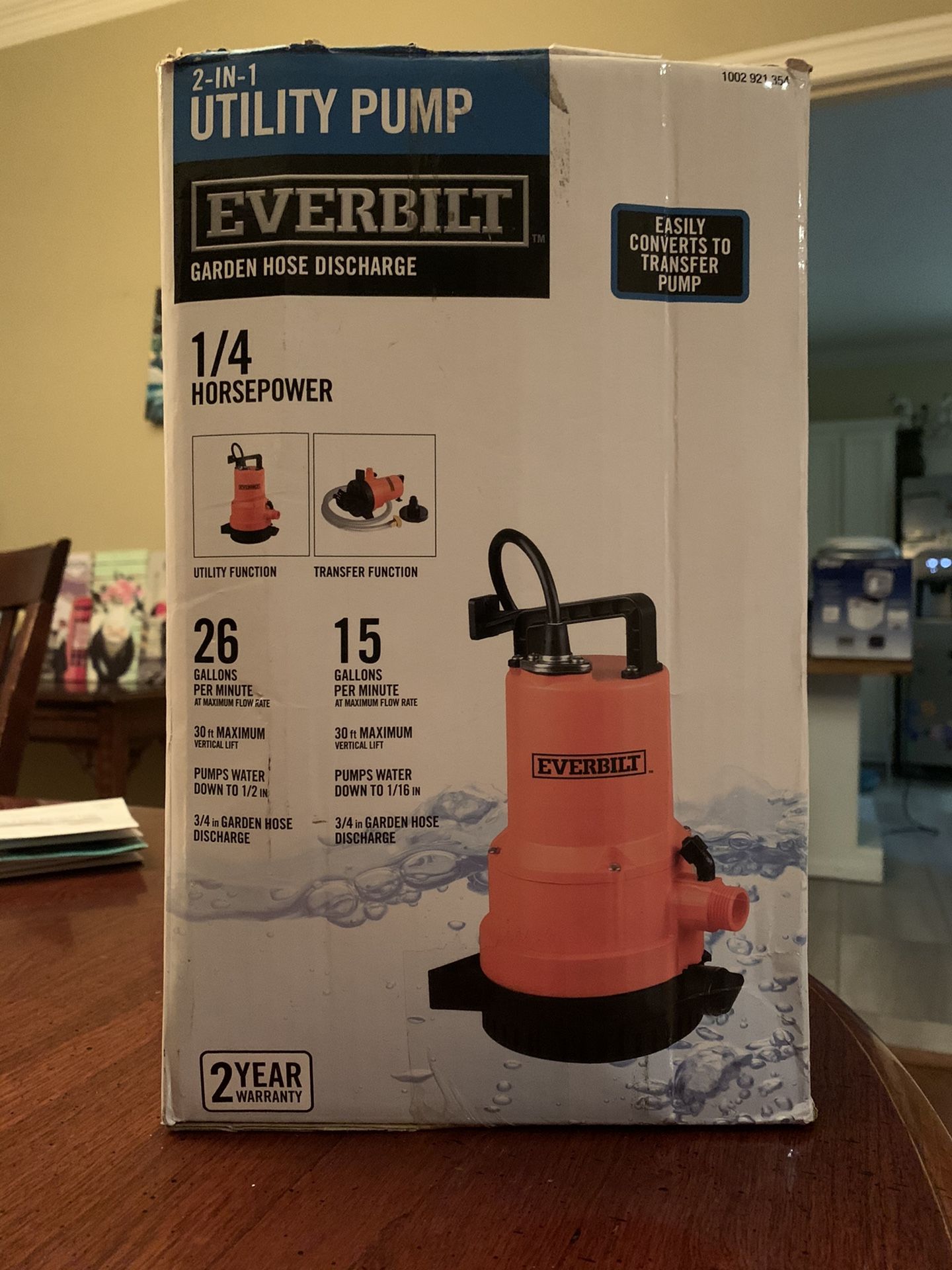 Everbilt Water Pump