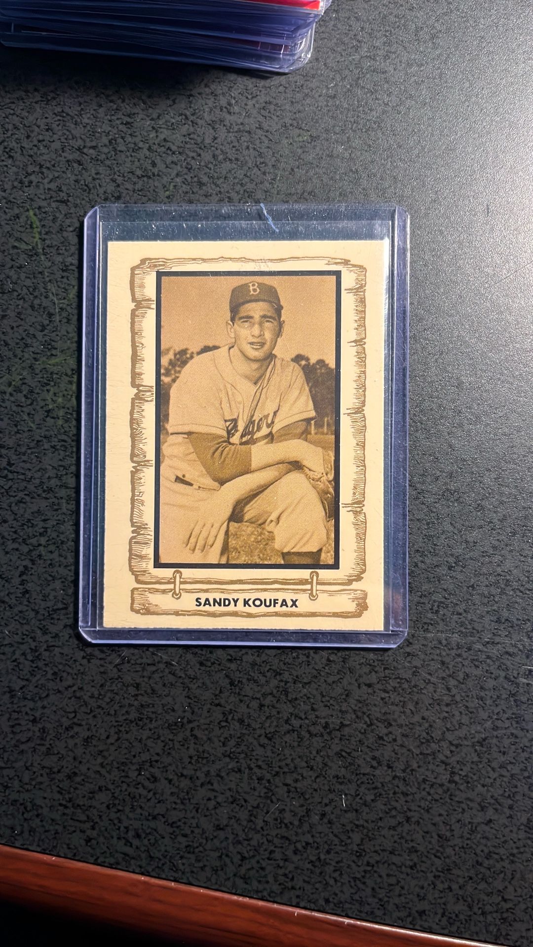 Sandy Koufax 1980 Baseball Legends Card