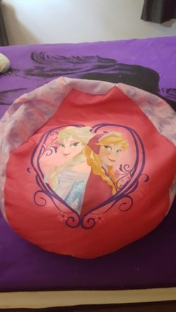 Frozen bean bag chair