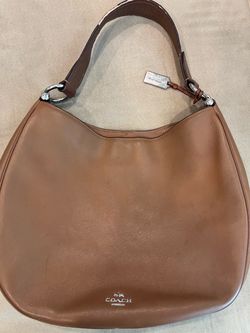 Coach Brown Leather Hobo Shoulder Bag