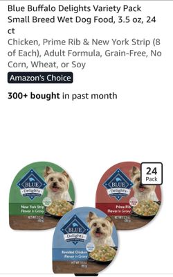 Blue Buffalo Delights Wet Dog Food 24-Pack