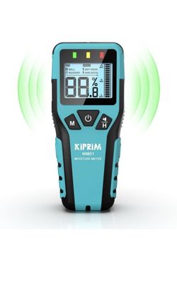 Moisture Meter,Inductive Wood Moisture Meter Hygrometer Non-Contact Timber Damps Wall Detector Non-Destructive Pinless Humidity Tester
