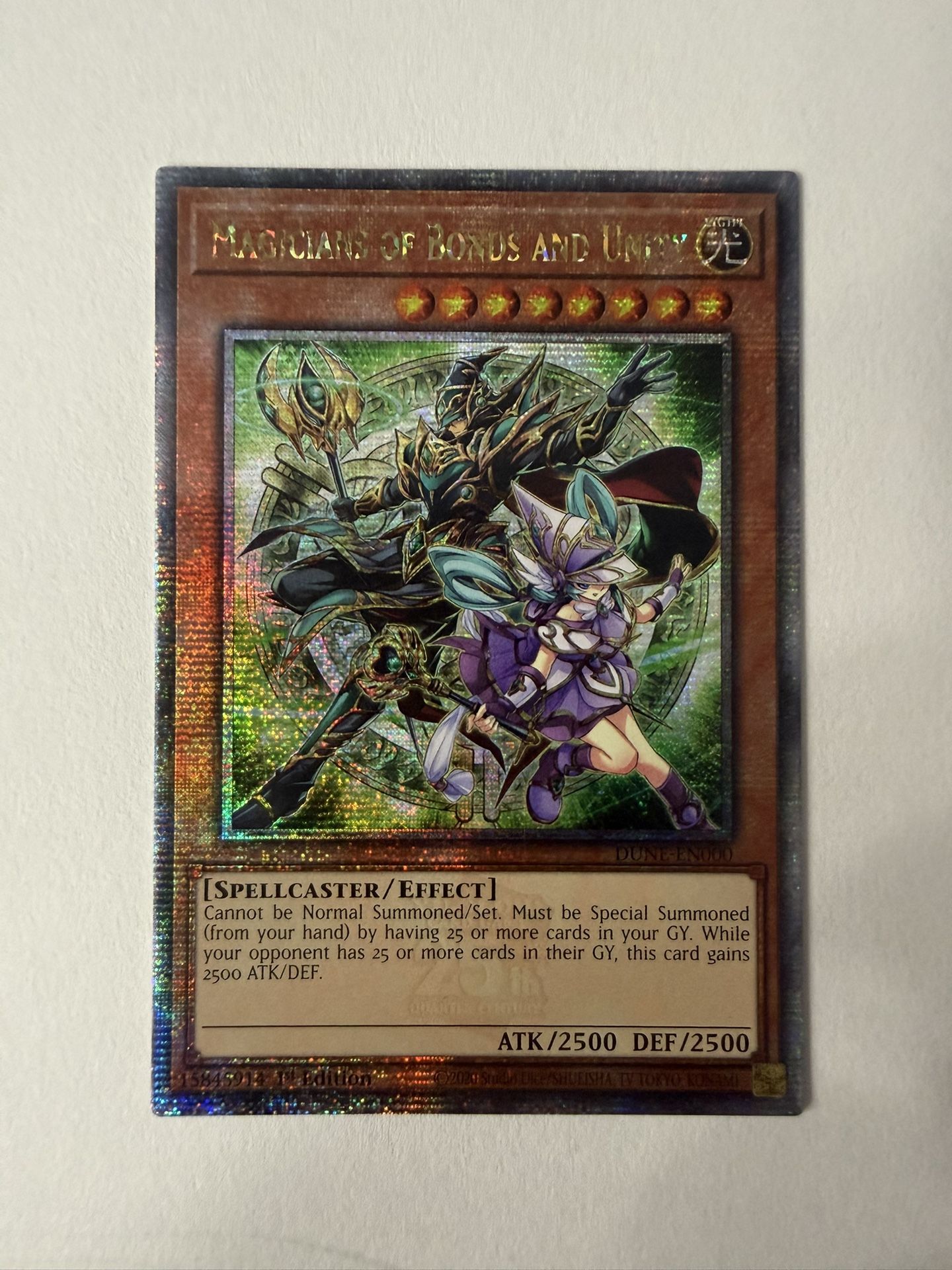 Magician of Bonds and Unity QCR Yugioh