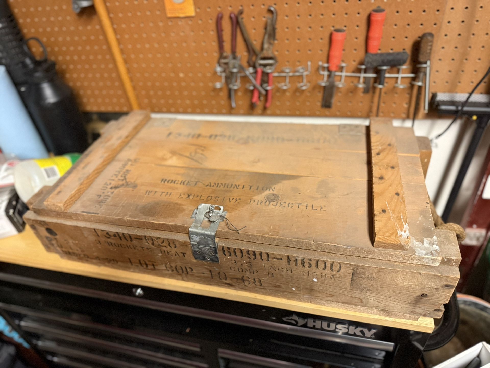 Us Military Anti-Tank Heat Seeking explosive crate