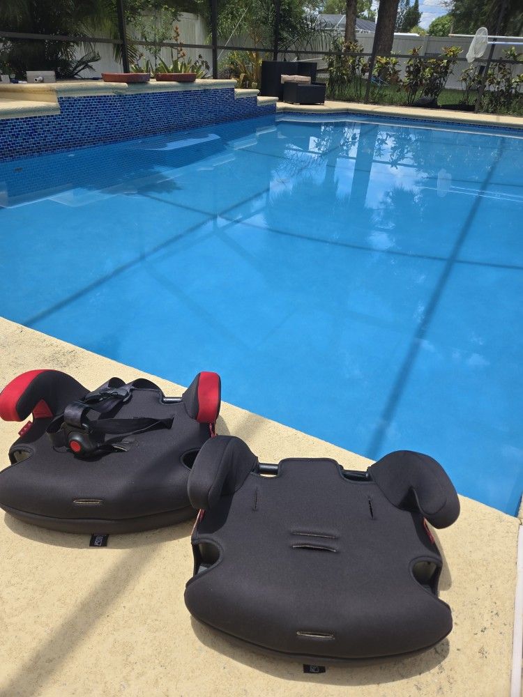 Black And Red Booster Seats