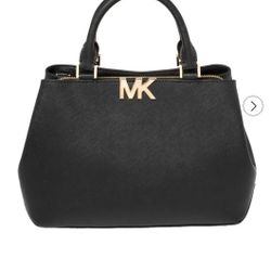Michael Kors Black Satchel Bag