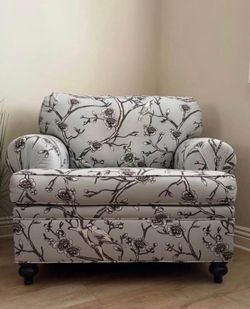Chair and Ottoman Set