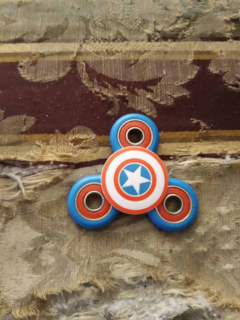 Blue And Red Captain America Fidget Spinner