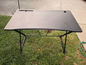 Black desk