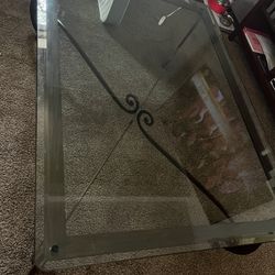 Glass Top Coffee Table