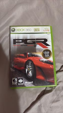 XBOX 360 PGR PROJECT GOTHAM RACING 3 VIDEO GAME