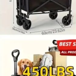 I have four of these wagons two are the three are the smaller ones and then I have one big one like the picture says the 450 pounds