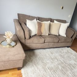 Beautiful Sofa And Ottoman 