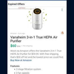 Vanaheim 3-in-1 Air Purifier 