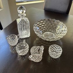 Assorted Crystal Bowl/decanter/etc