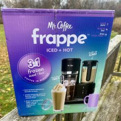 New in box Mr. Coffee Single Serve Frappe and Iced Coffee Maker with Blender