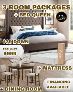 3 ROOM PACKAGES DEAL BROWN ✨🚛😎🔥🤓🫶🏼📍