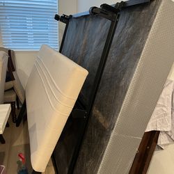 Free Queen Headboard, frame & boxspring