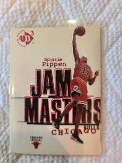 Scottie Pippen 1997 Upper Deck Jam Masters Basketball Card