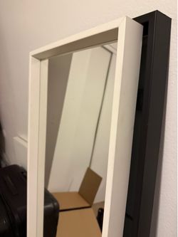 White long mirror