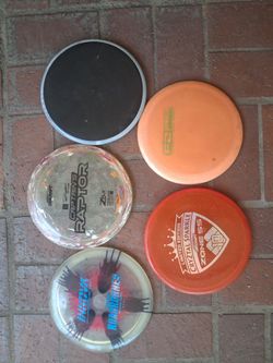 5 disc golf discs