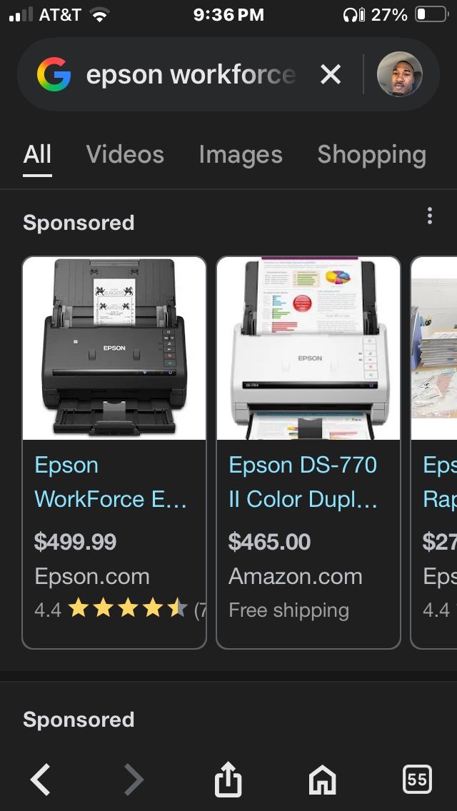 Epson Color Document Scanner for Sale in San Antonio, TX - OfferUp
