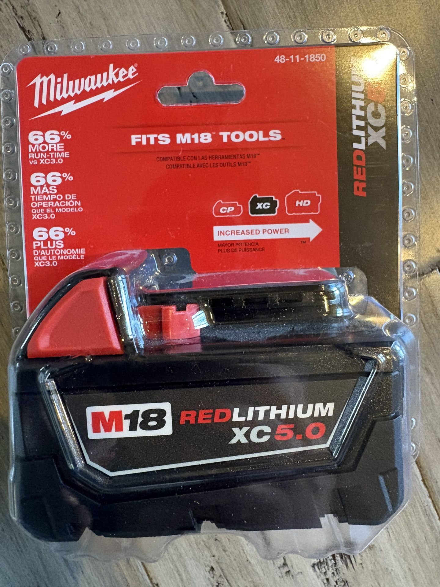 Milwaukee Battery XC 5.0 NEW