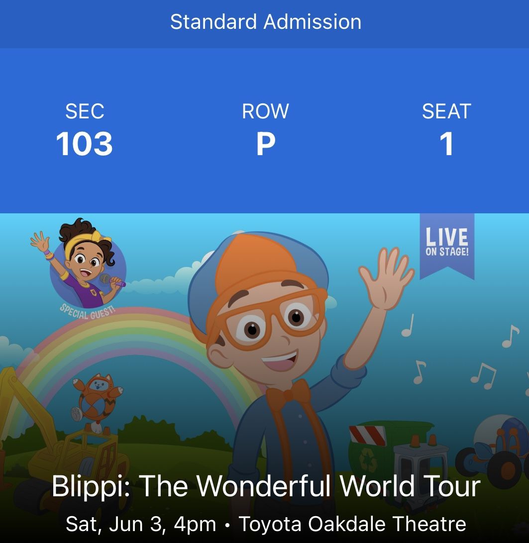 Tickets for Blippi Tour in Wallingford CT