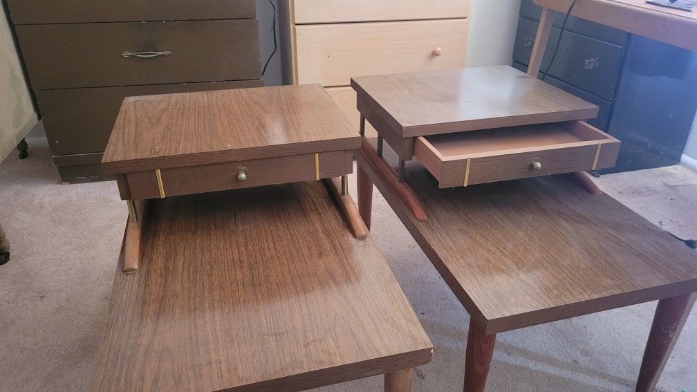 Mid Century Modern End Tables