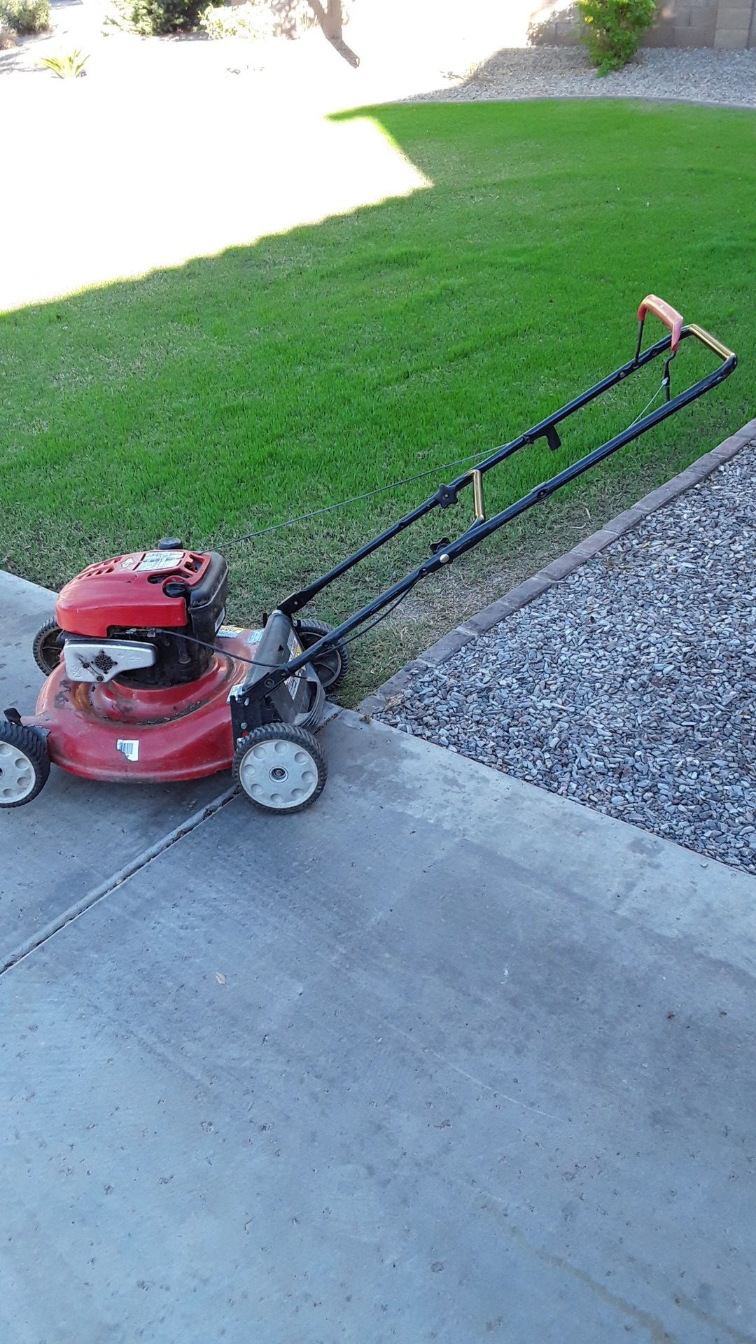 Broken Troybuilt Mower