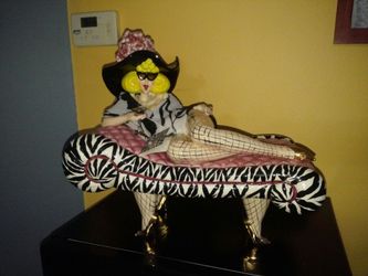 Ceramic Diva Lady figurine