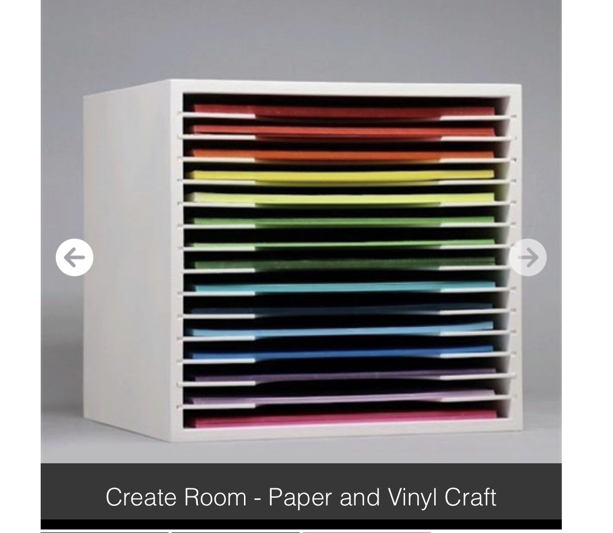  Create Room - Paper and Vinyl Craft Organizer 