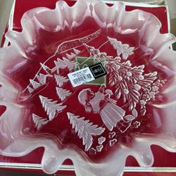 Vintage Christmas Serving Plate