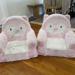 pink toddler kid sofa chairs