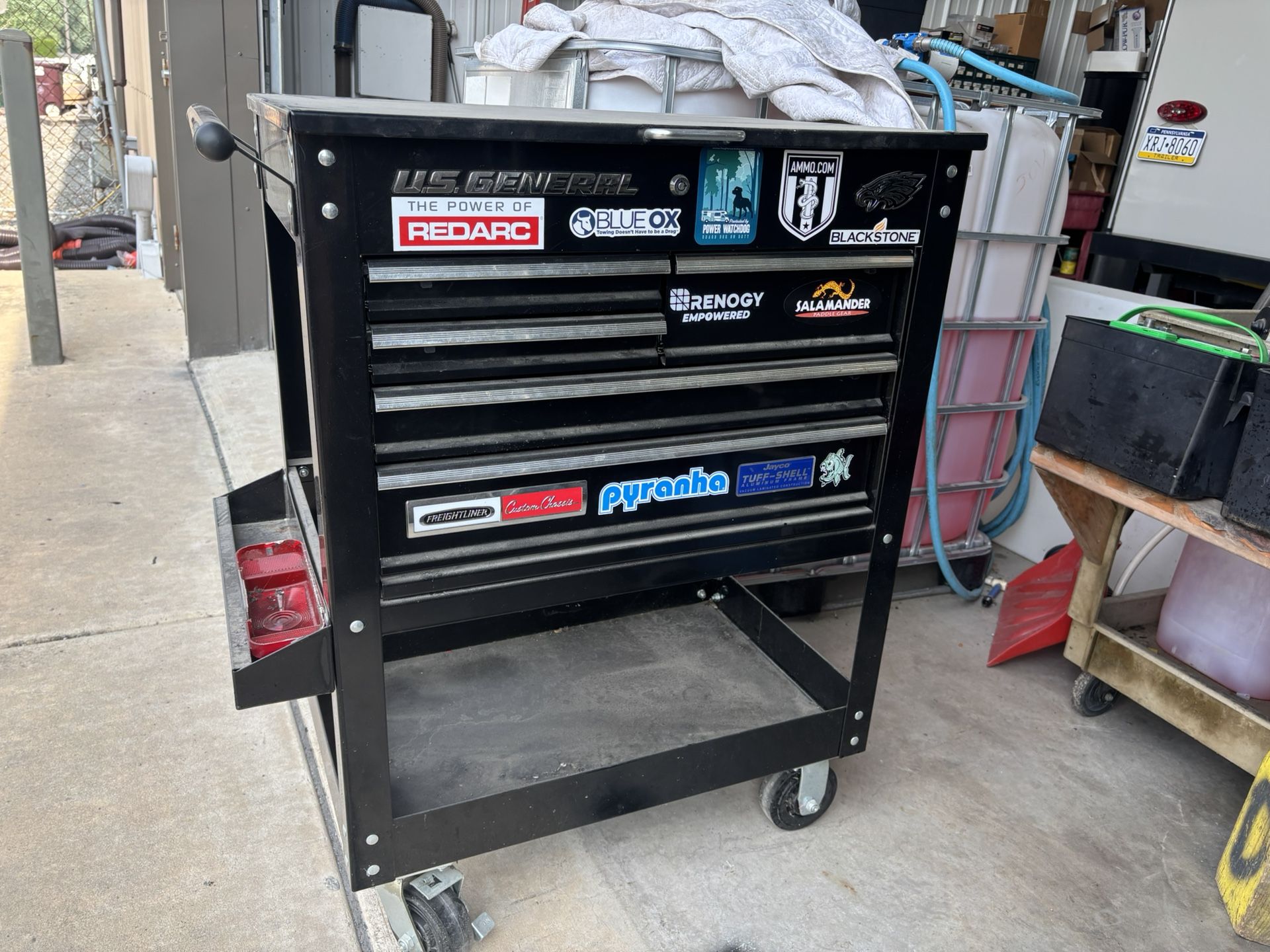 US General, Mechanics Cart, Black