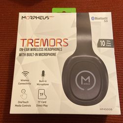 Wire Less Headphones, Black, NEW!