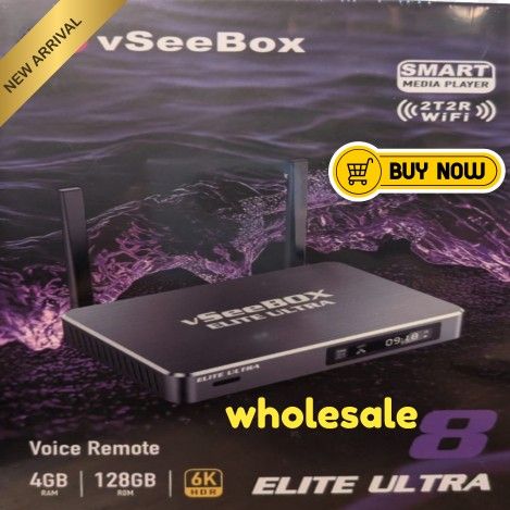 VSEEBOX V3PLUS VSEE BOX ELITE ULTRA SUPER TV BOX NEW ARRIVAL 2025 WHOLESALE DIRECT SUPERBOX SUPER BOX 1 YEAR WARRANTY !!