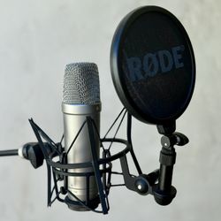 Rode NT1-A Condenser Microphone w/ SM6 Shockmount & Pop Filter – $100 (Stevenson Ranch)