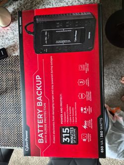 CyberPower SX650U Battery Backup UPS 650VA