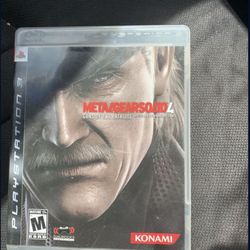Metal gear solid 4 PlayStation 3 PS3